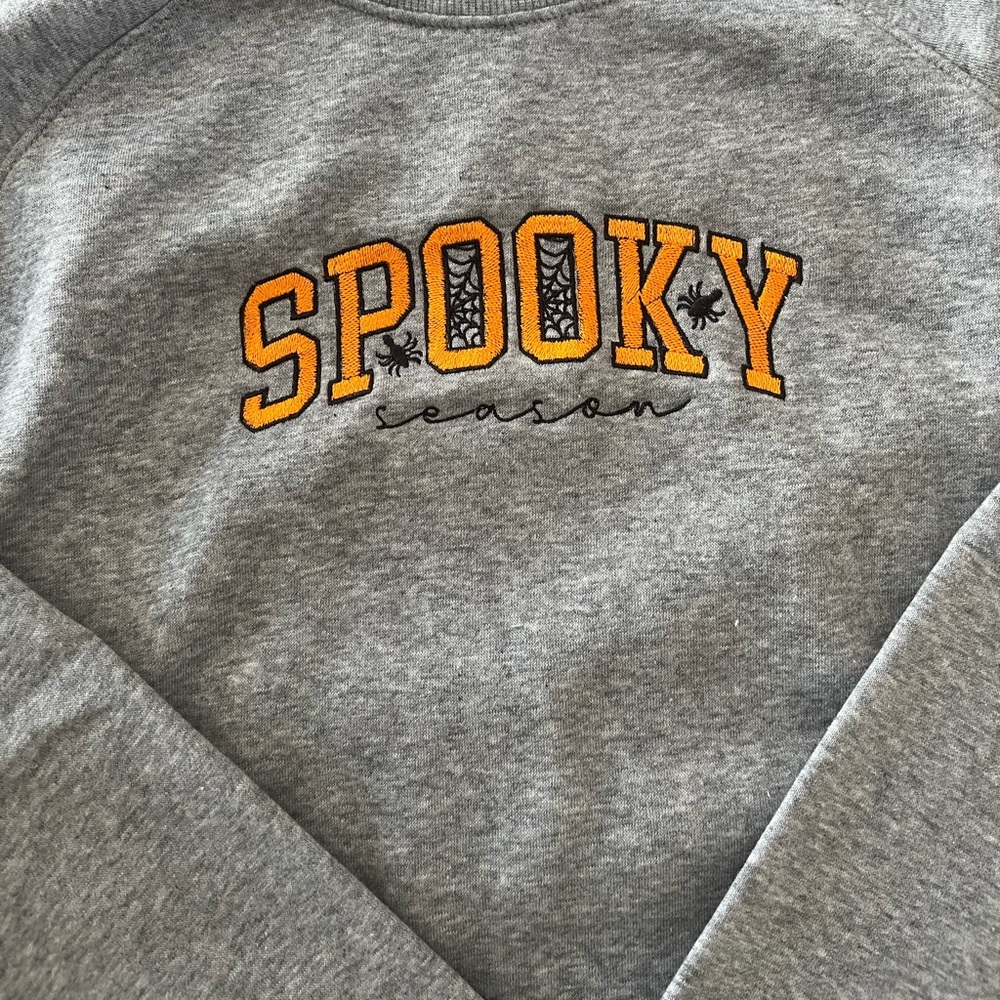 Spooky season crewneck sweatshirt